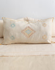Linen Color Moroccan Sabra Lumbar Pillow - 26