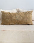 Beige Moroccan Sabra Lumbar Pillow - 28