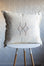Off-white Embroidered Moroccan "Sabra Cactus Silk" Pillow - 50