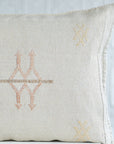 Linen Color Moroccan Sabra Cactus Silk Pillow - 165