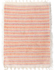 Mini Reversible Shag Moroccan Wool Rug - Peach & Pink Speckle - 2x3 ft