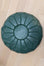 Teal-Green-Blue-Ouive-Genuine-Leather-Moroccan-Pouf