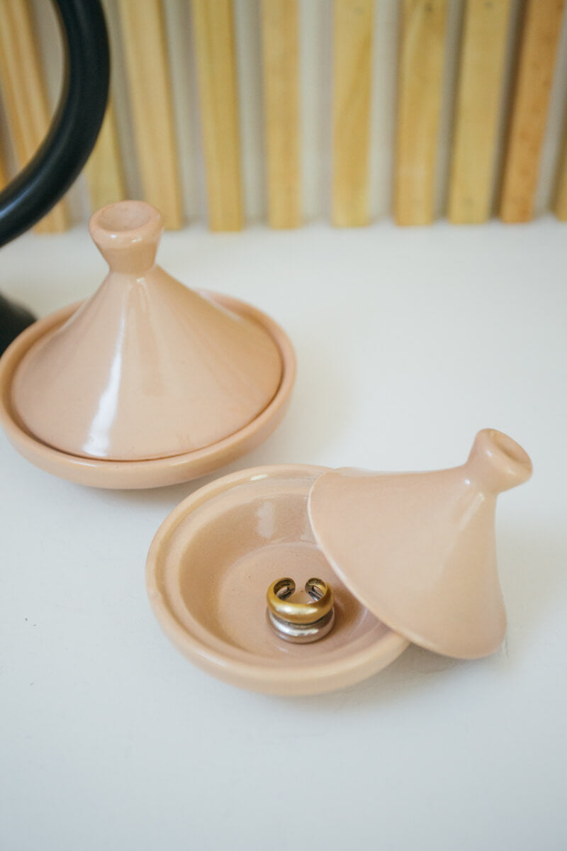 Mini Taupe Tagine Handmade Ceramics - Chabi Chic