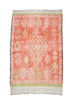 Salmon & Pistachio Vintage Zemmour Moroccan Rug - 8'3" x 4'11 -5'3