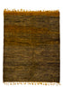 Rare Turmeric All Natural Vintage Taznakht Moroccan Rug 