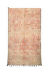 WHISPER - Vintage Blush Zemmour Moroccan Rug with star motifs