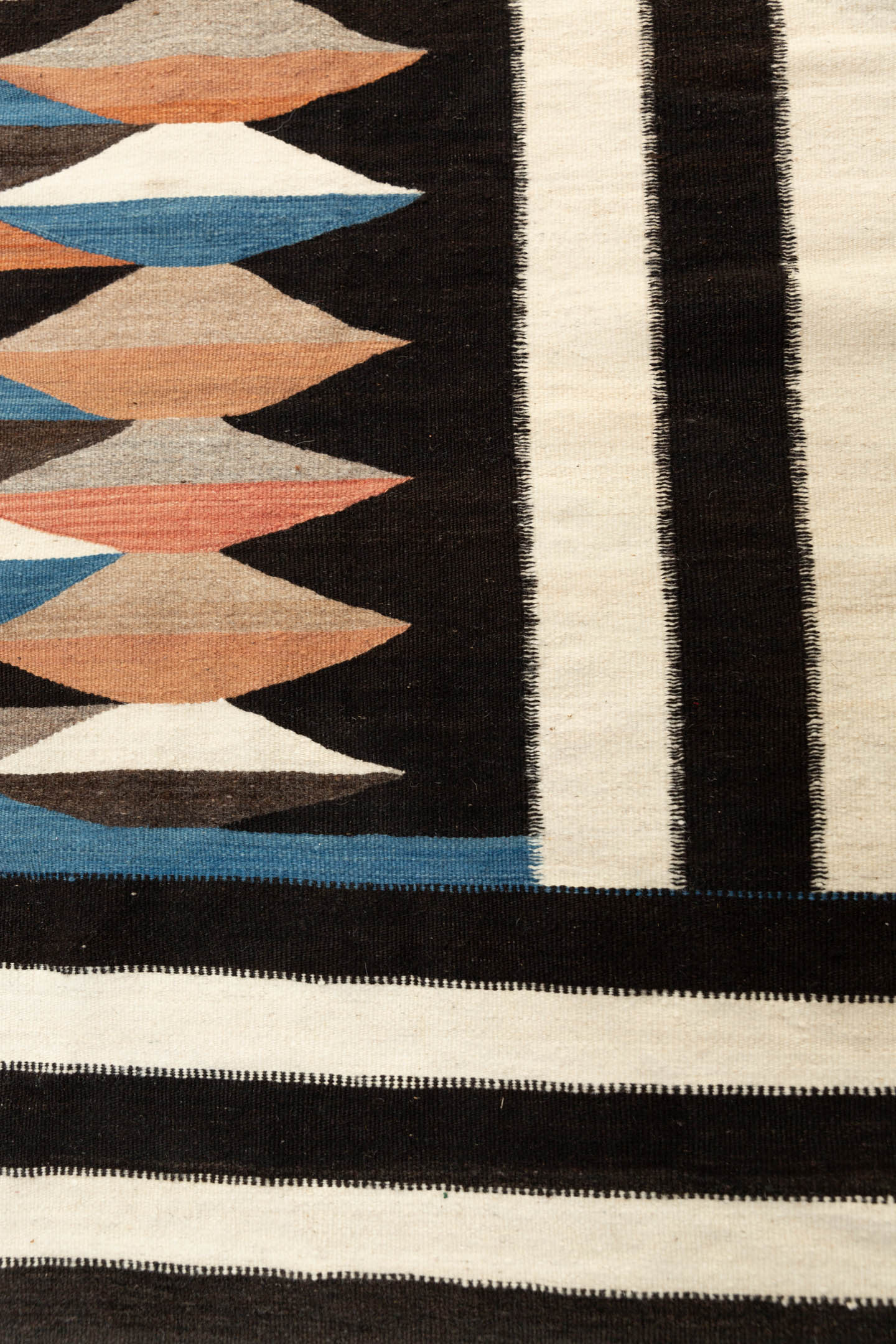 POSTCARD 1 Moroccan Flat Weave Area Rug - 10&#39;10&quot; x 7&#39;3&quot;