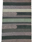 Striped Chadoui Zanafi - Forrest - Flatweave Moroccan Rug