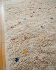 CELEBRATE - Beige with Multicolor Confetti Polka Dots