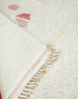 PEBBLE - Black+Champagne Blush - Hand-Knotted Wool Rug (Made-to-order)