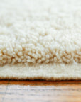 PEBBLE - Black+Champagne Blush - Hand-Knotted Wool Rug (Made-to-order)