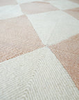 "DIAMOND" Made-to-order Checker Zanafi Wool Runner Rug - Available in 7 Colorways