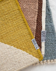 Champagne Blush + White Made-to-order Zanafi Moroccan Wool Rug - Available in 4 Colorways