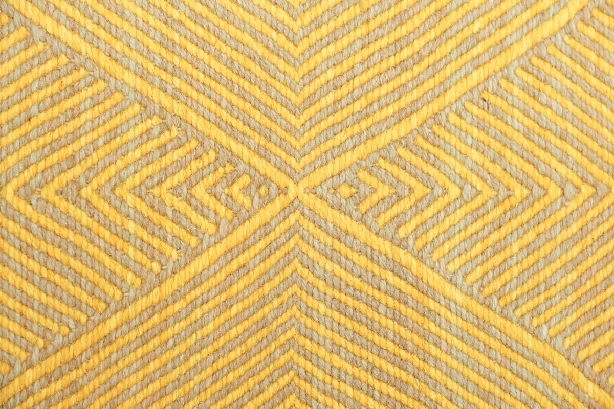 Customizable Gold Yellow and Sand Moroccan Zanafi Runner Rug - Made-to-Order - Available in 3 Colorways