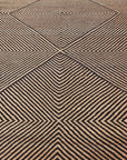 Customizable Made-to-Order Black and Sand Moroccan Zanafi Runner Rug - Available in 3 Colorways