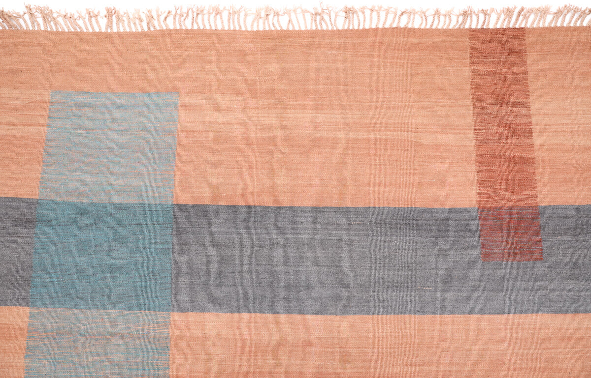 DUSK GEO Moroccan Flatweave Kilim Wool Rug 5 x 7&#39;