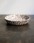 Chabi-Chic Handmade Ceramic Granito Deep-Dish Curved Plate