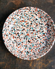 Set of 4 - Chabi Chic Granito Handmade Ceramic Splatter Painted Deep-Dish Plates