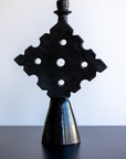 Chabi Chic Black Diamond Tadelakt Candle Holder - Available in 2 sizes