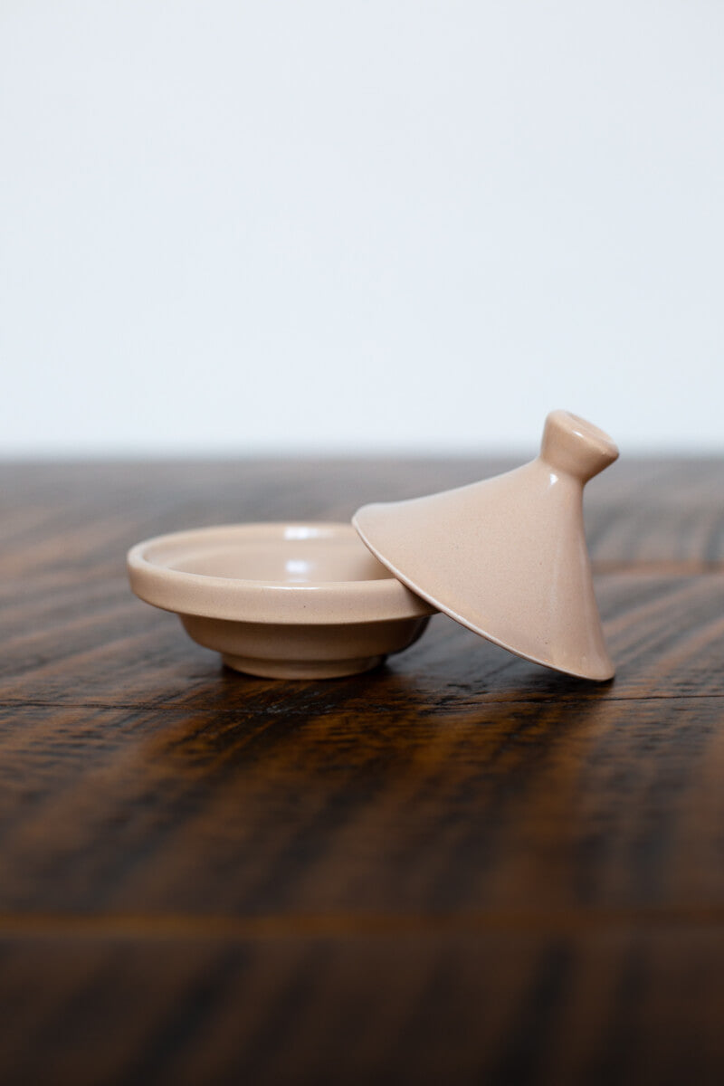 Mini Taupe Tagines Handmade Ceramics - Chabi Chic - Available in Small &amp; Mini