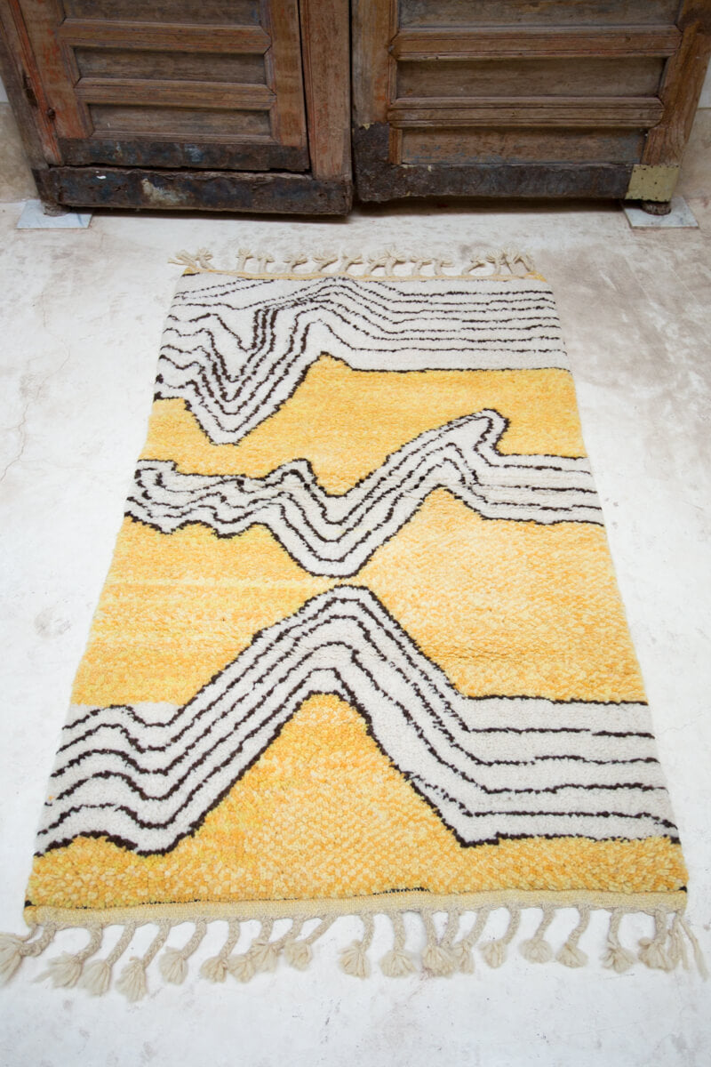 SUNSCAPE Customizable Moroccan Wool Area Rug - Made-to-Order