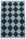 DIAMOND Made-to-order Light Blue and Black Checker Zanafi Moroccan Wool Rug 
