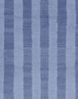 Indigo Denim Customizable Striped Flatweave Moroccan Kilim Rug - Made-to-order - Available in 2 colorways